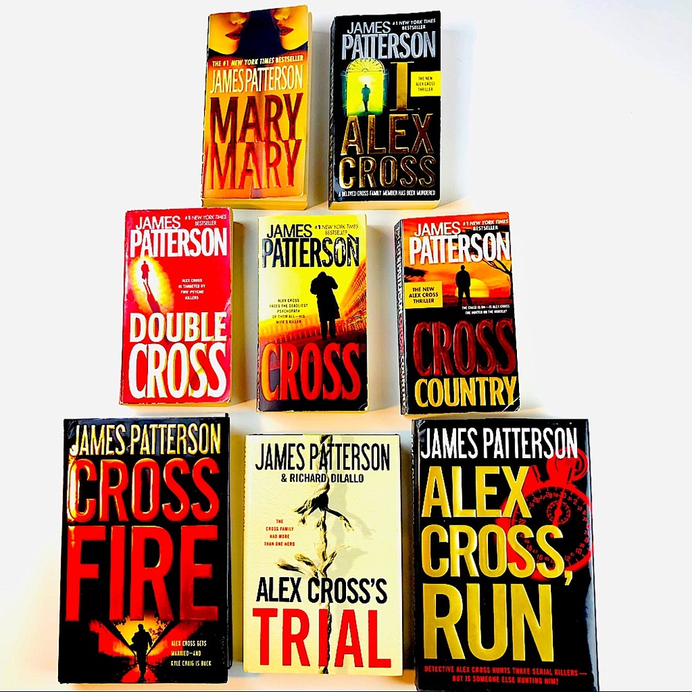 Lot of Alex Cross Series Books by James Patterson
